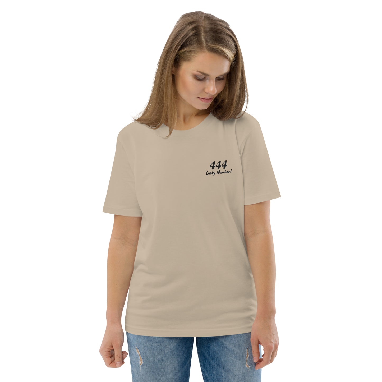 444 Lucky Number Unisex organic cotton spiritual t-shirt
