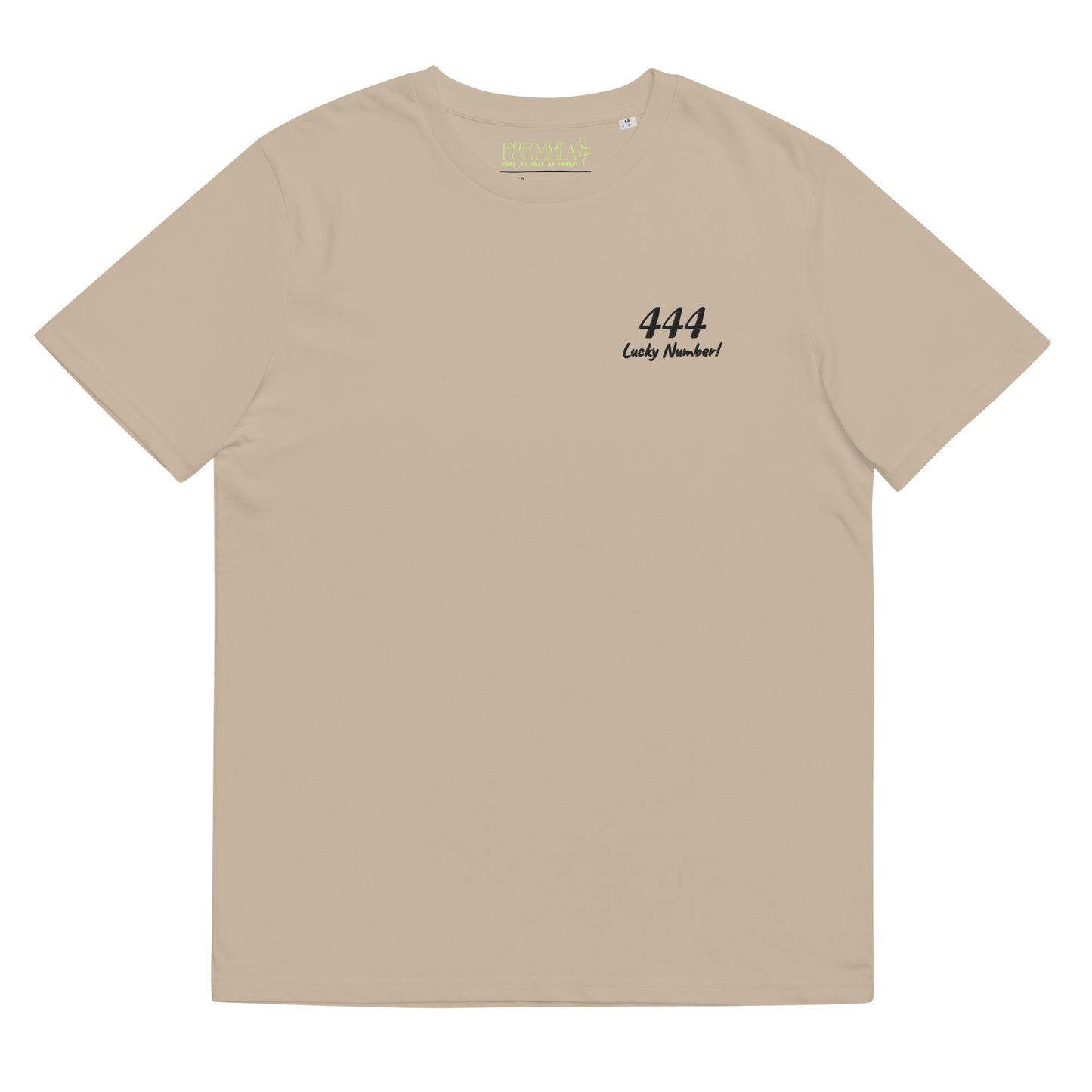 444 Lucky Number Unisex organic cotton spiritual t-shirt
