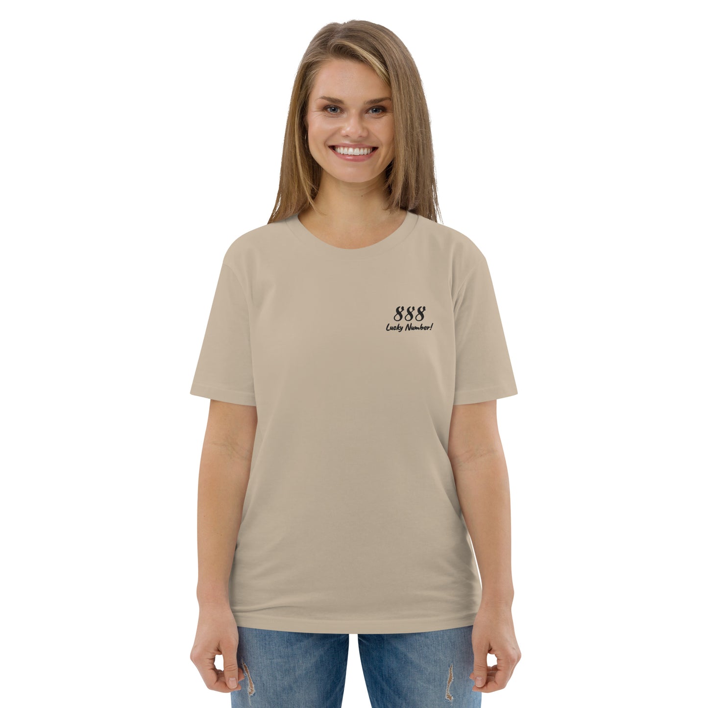 888 Lucky Number Unisex organic cotton spiritual t-shirt