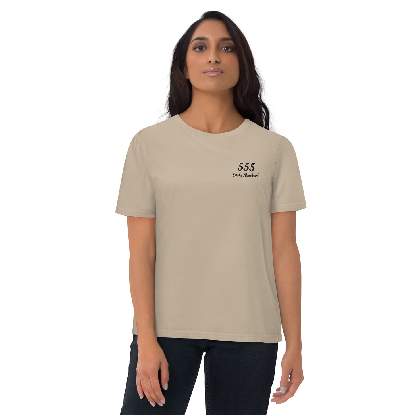555 Lucky Number Unisex organic cotton spiritual t-shirt