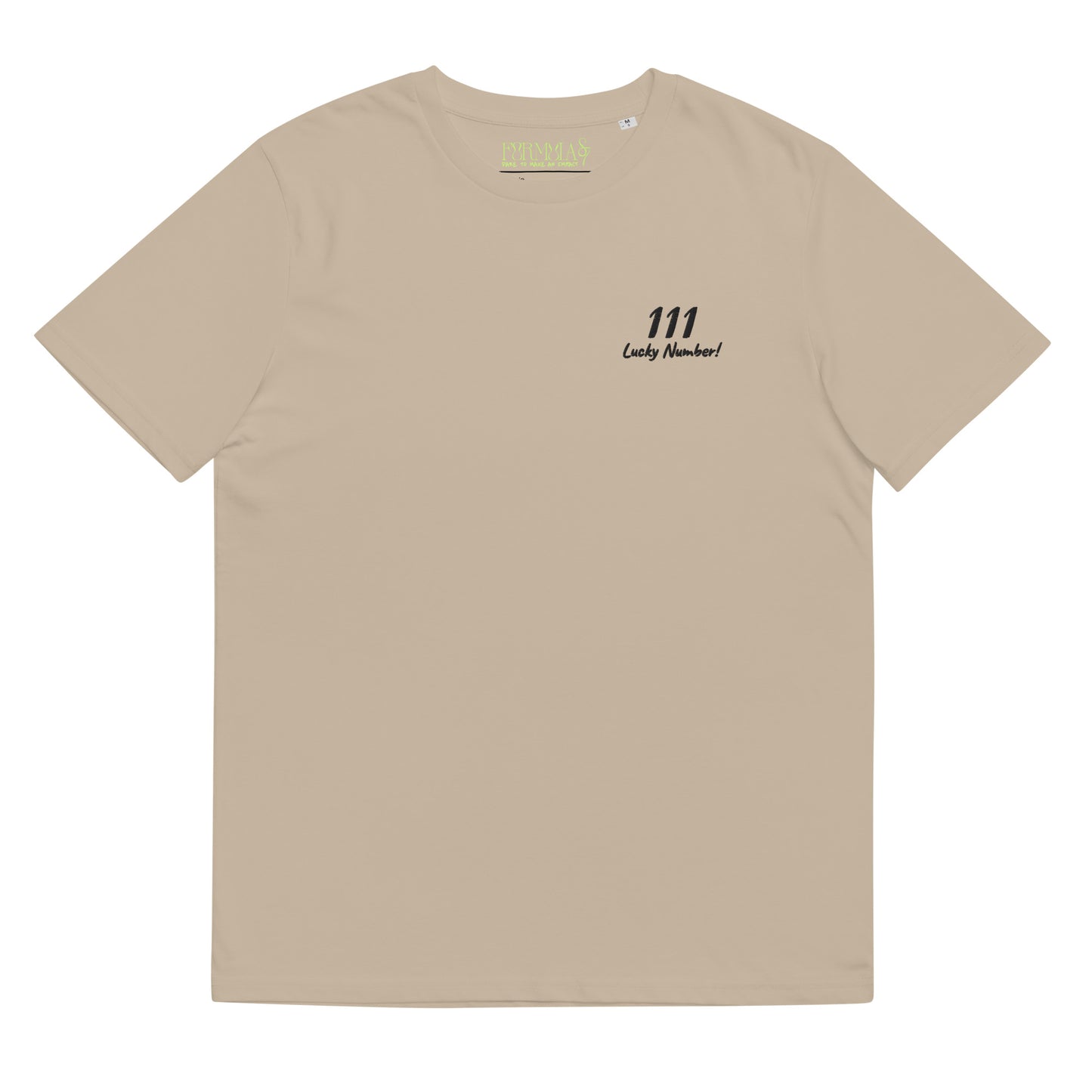 111 Lucky Number Unisex organic cotton spiritual t-shirt
