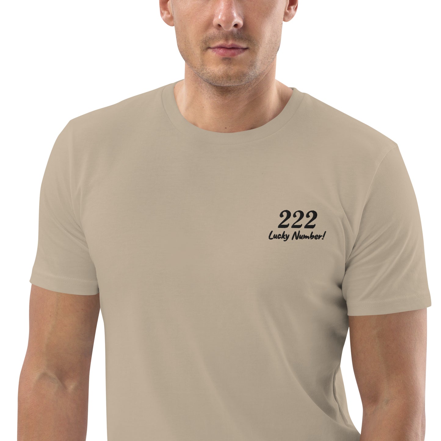 222 Lucky Number Unisex organic cotton spiritual t-shirt