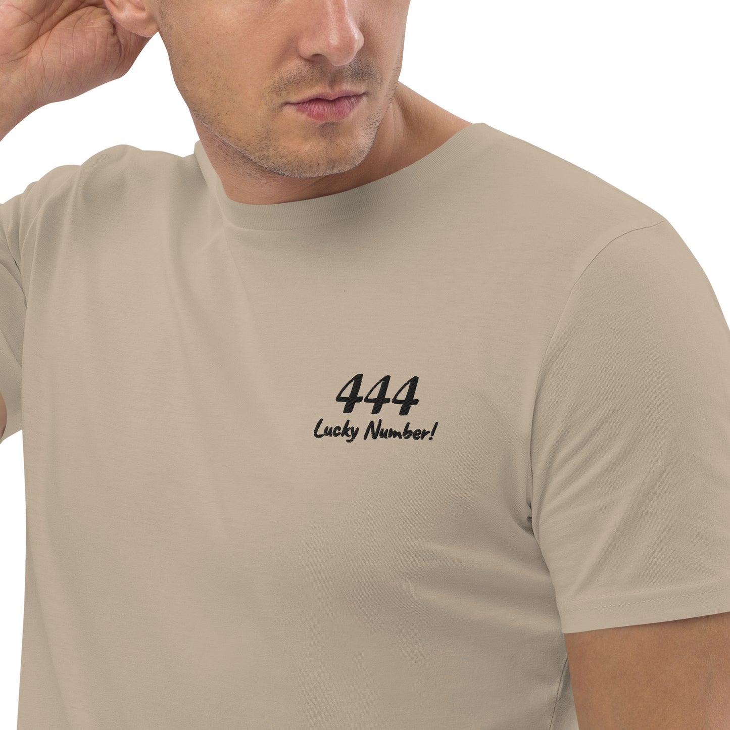 444 Lucky Number Unisex organic cotton spiritual t-shirt