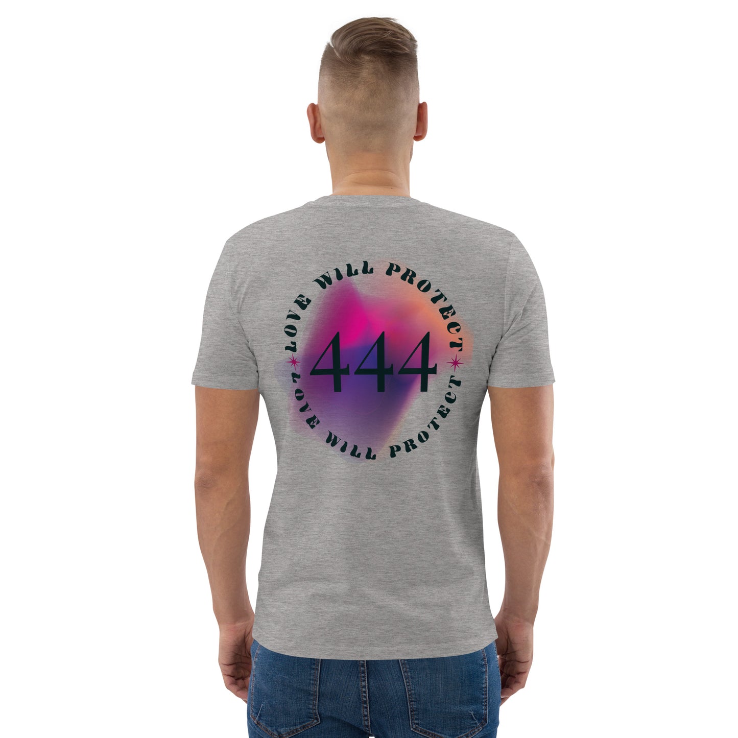 444 Lucky Number Unisex organic cotton spiritual t-shirt