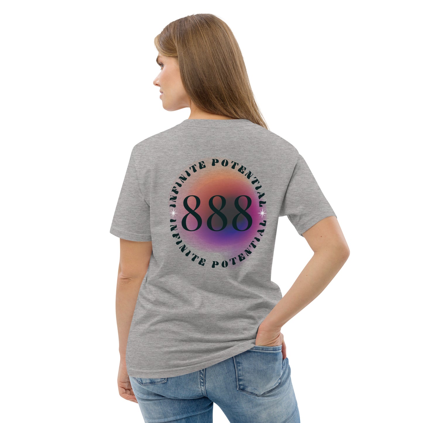 888 Lucky Number Unisex organic cotton spiritual t-shirt