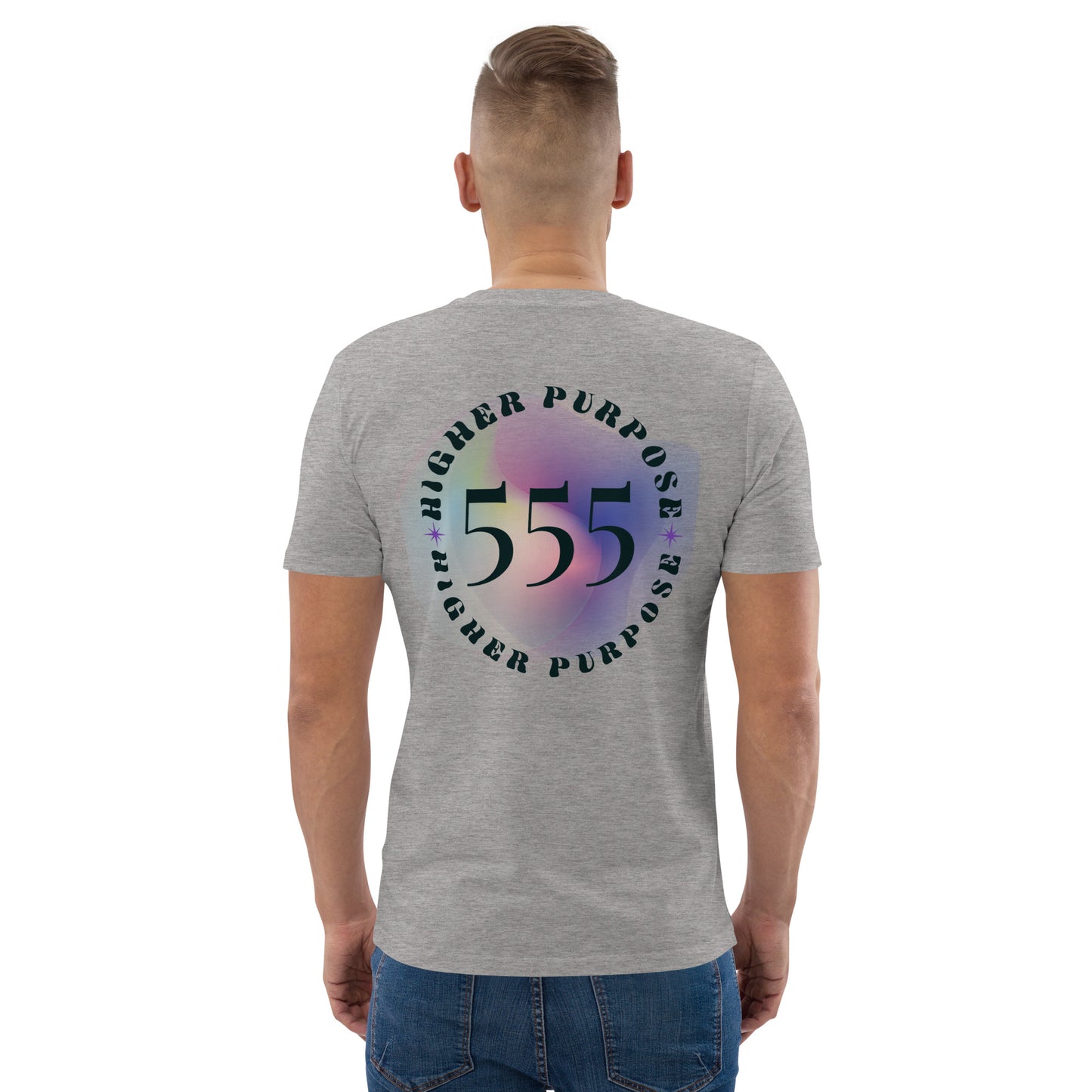 555 Lucky Number Unisex organic cotton spiritual t-shirt