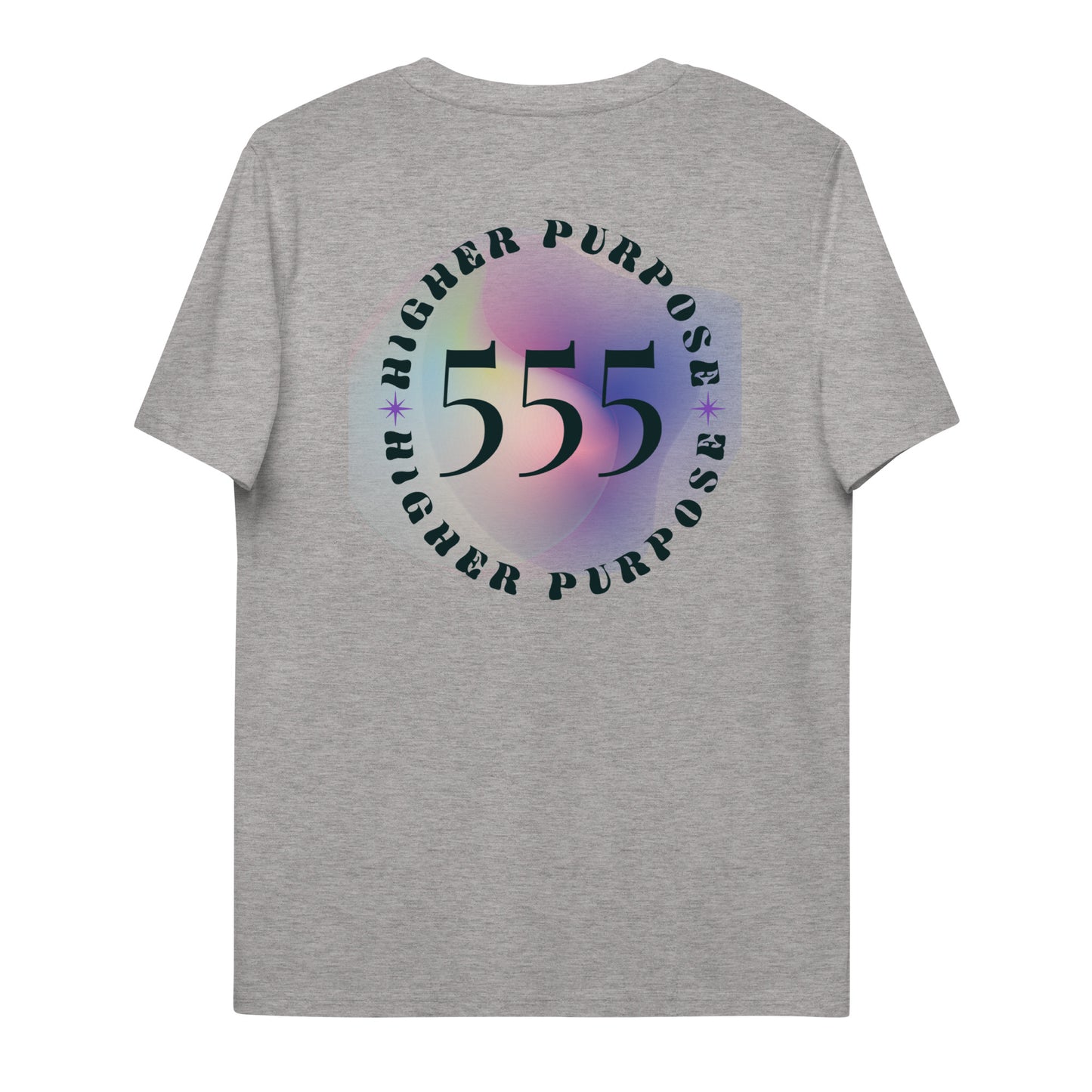 555 Lucky Number Unisex organic cotton spiritual t-shirt