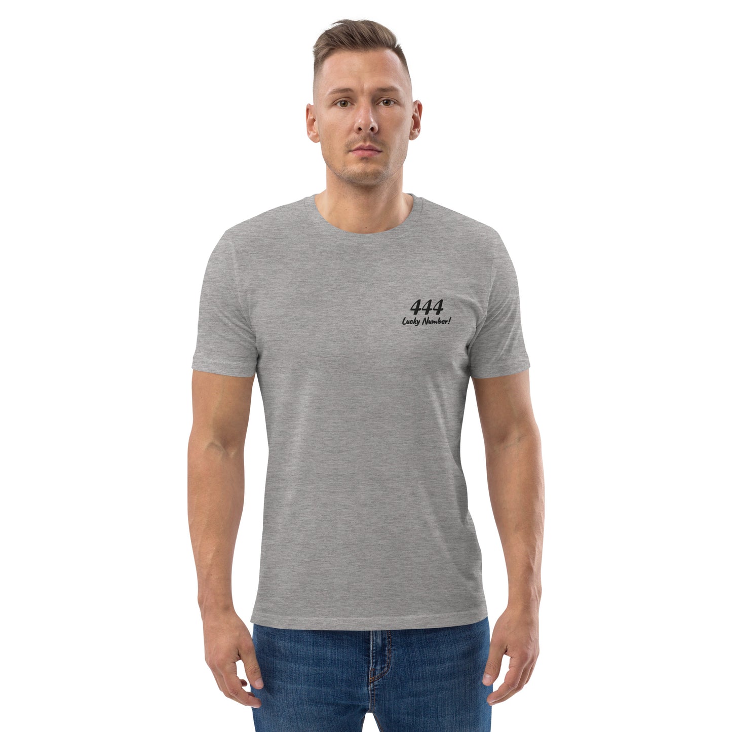 444 Lucky Number Unisex organic cotton spiritual t-shirt