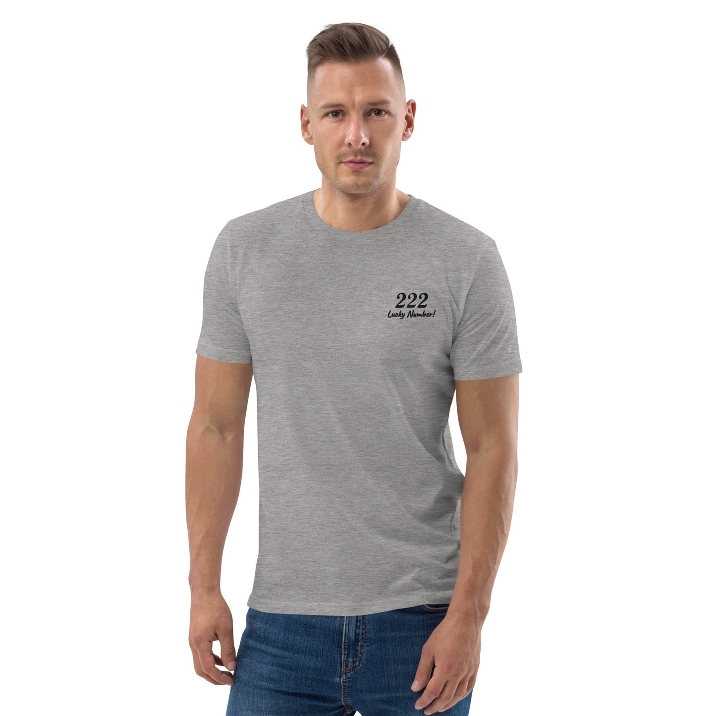 222 Lucky Number Unisex organic cotton spiritual t-shirt