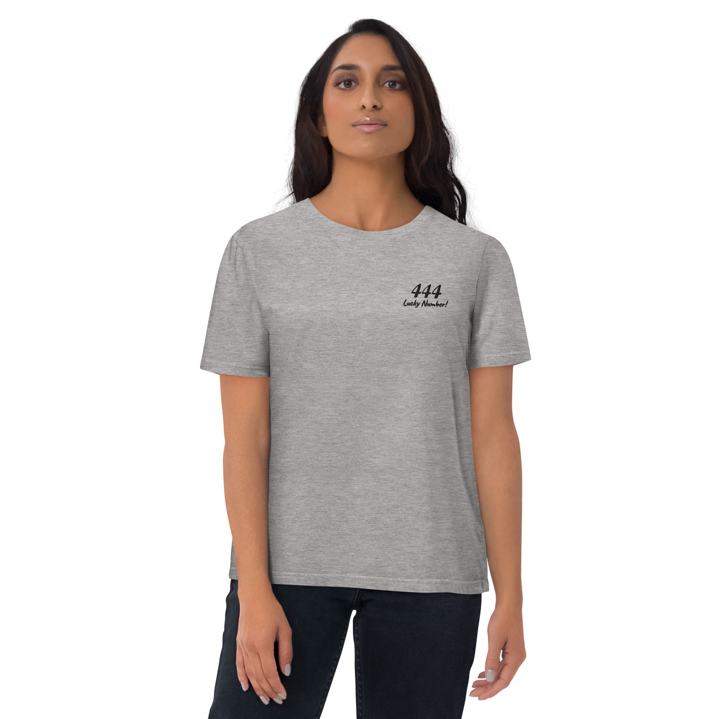 444 Lucky Number Unisex organic cotton spiritual t-shirt