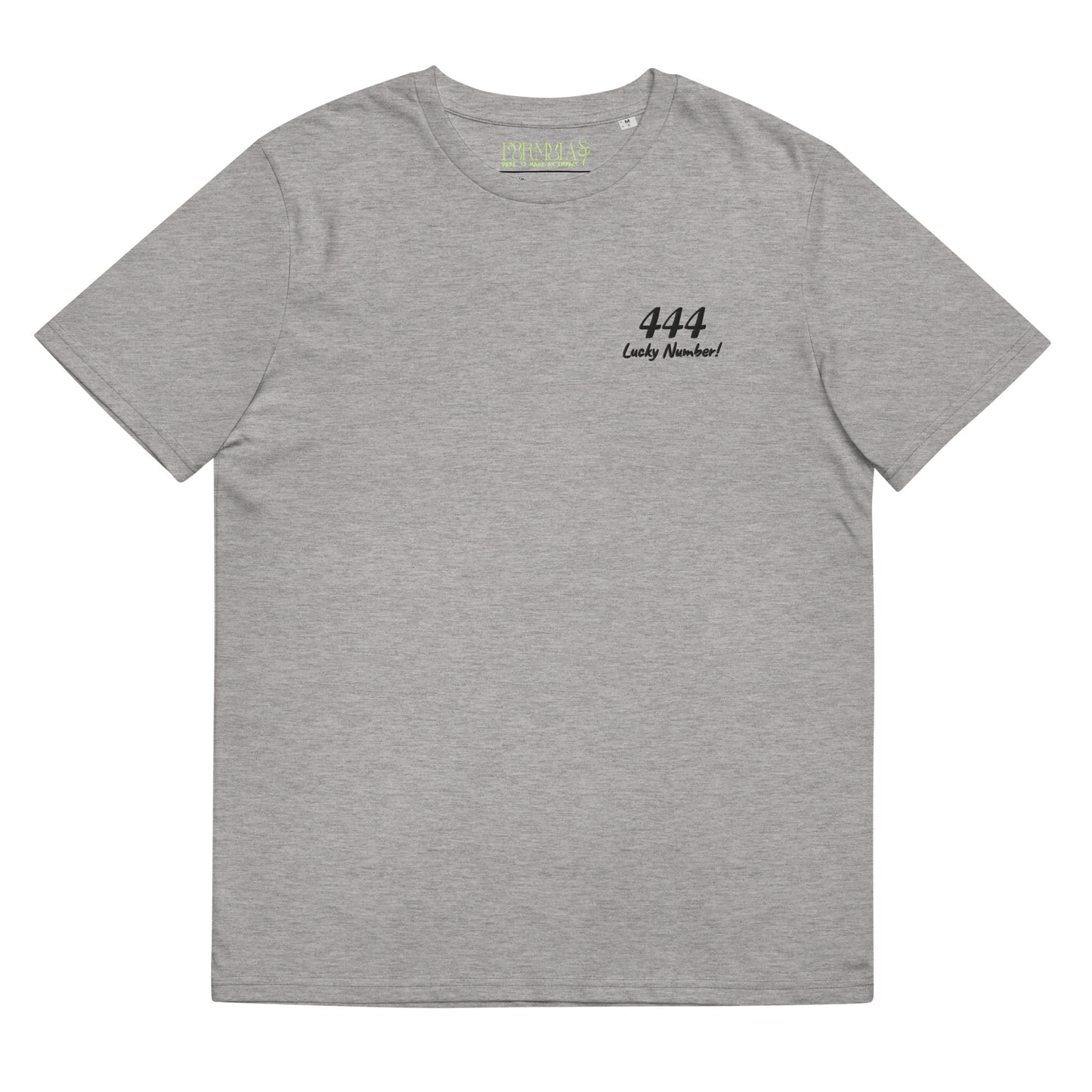 444 Lucky Number Unisex organic cotton spiritual t-shirt