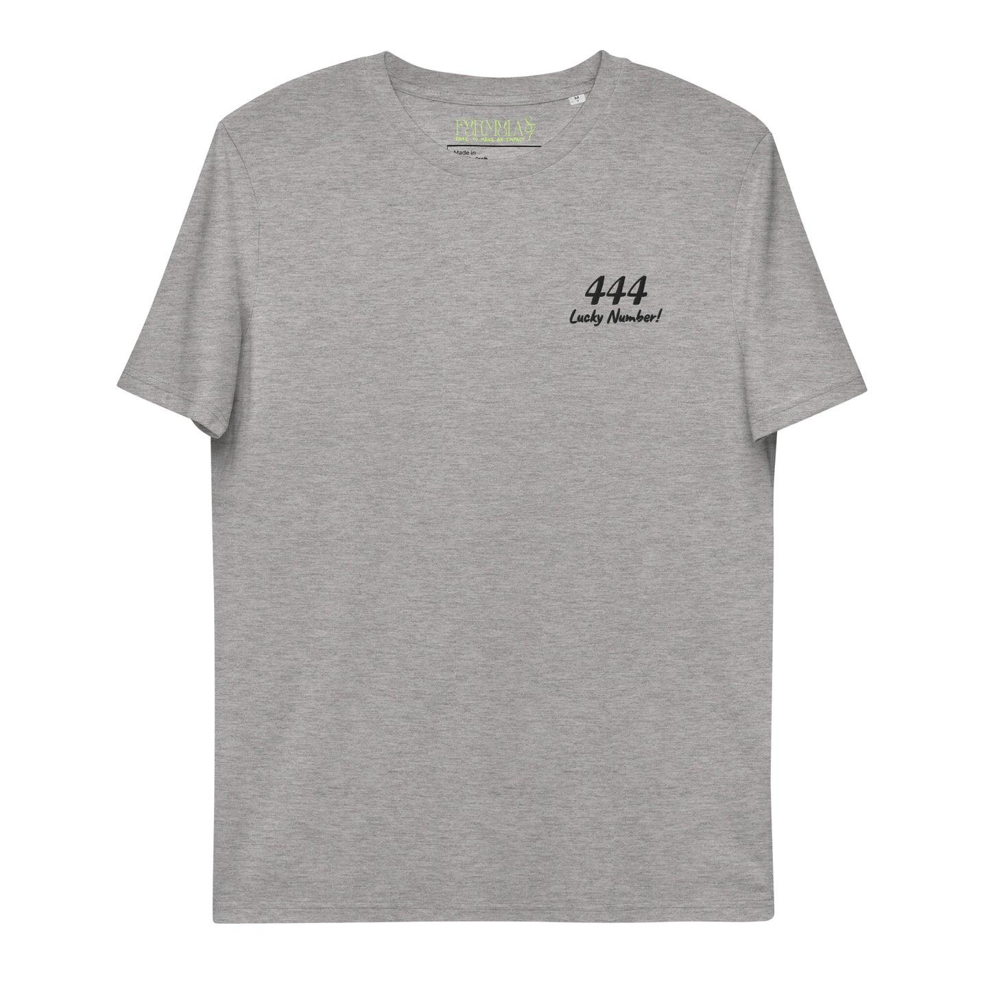 444 Lucky Number Unisex organic cotton spiritual t-shirt