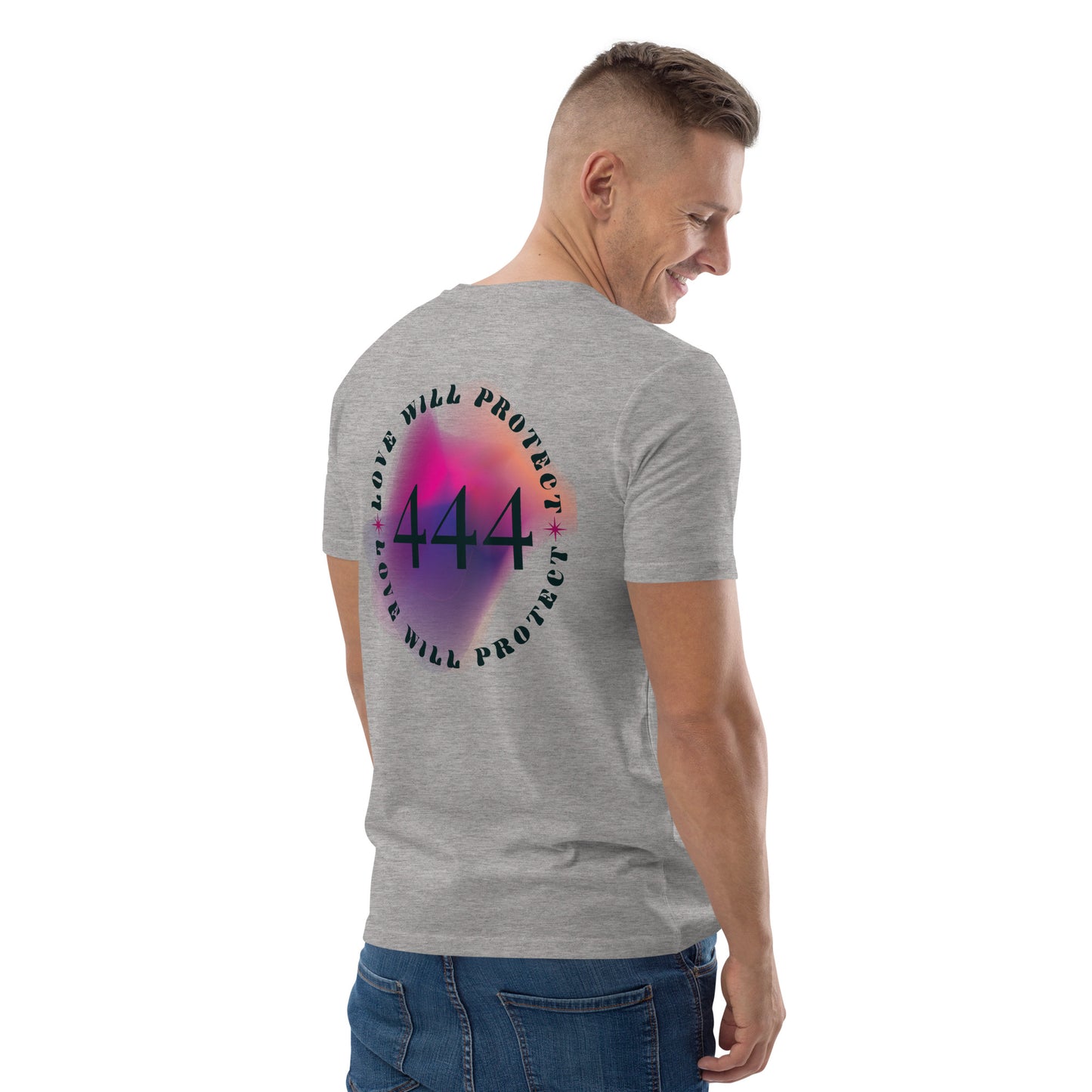 444 Lucky Number Unisex organic cotton spiritual t-shirt