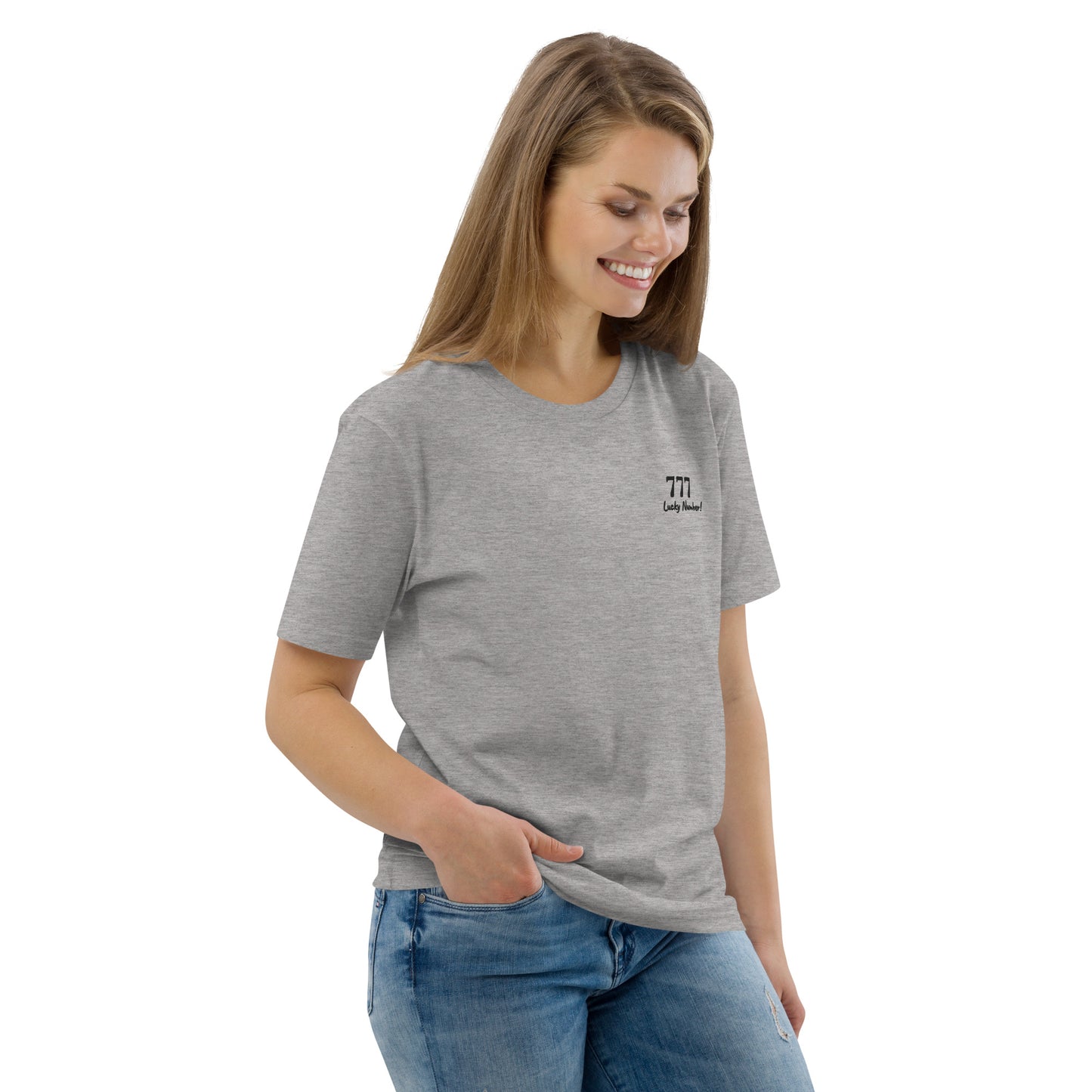 777 Lucky Number Unisex organic cotton spiritual t-shirt