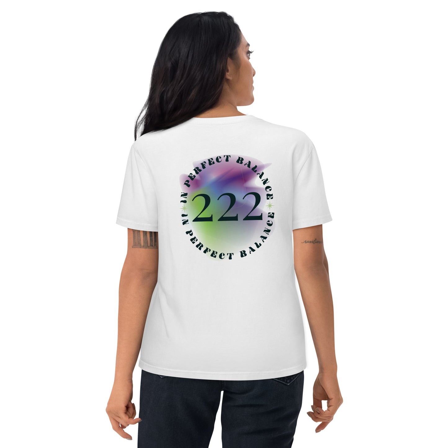 222 Lucky Number Unisex organic cotton spiritual t-shirt