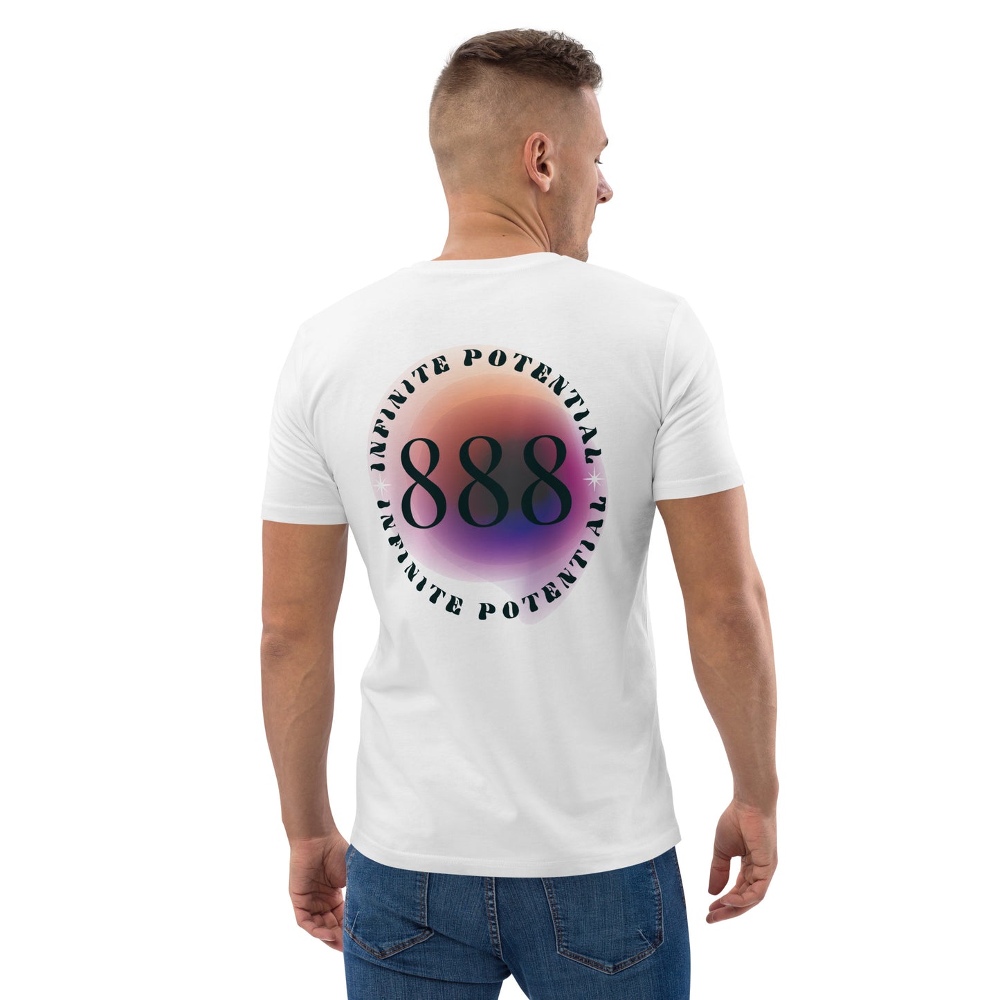 888 Lucky Number Unisex organic cotton spiritual t-shirt