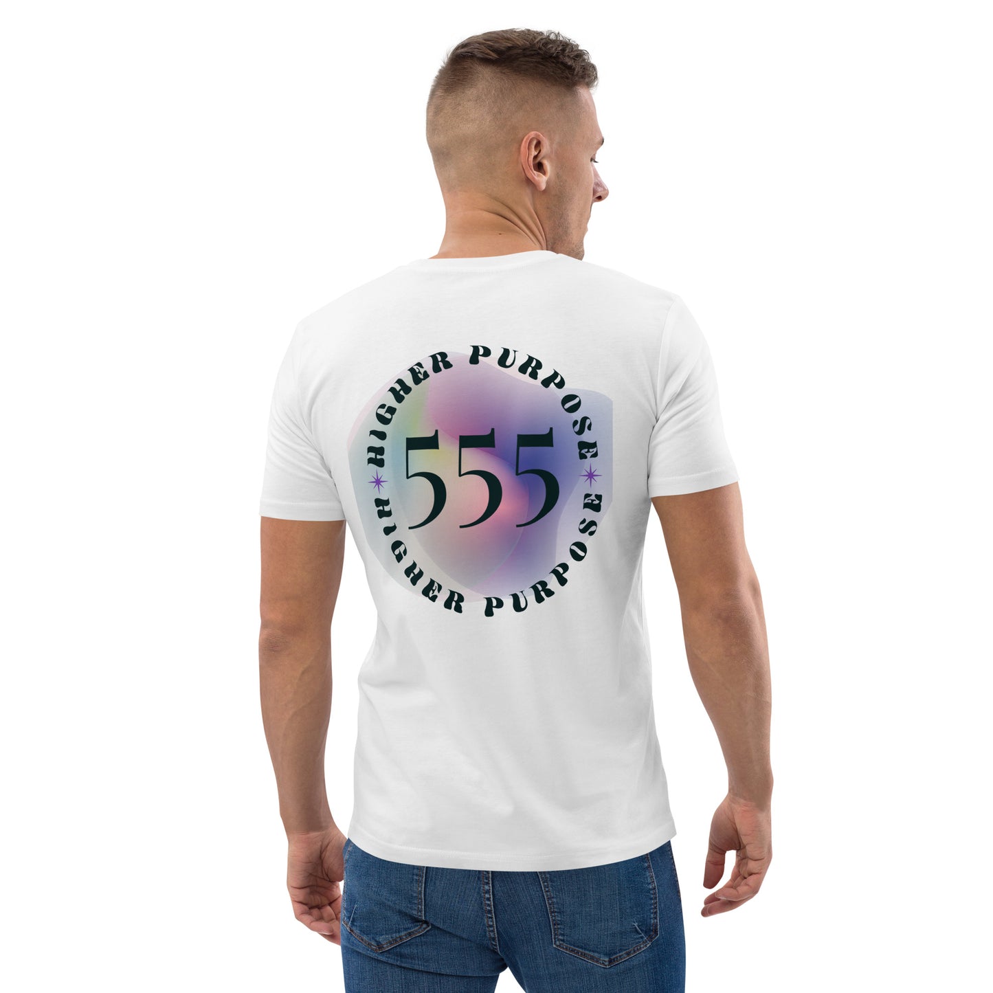 555 Lucky Number Unisex organic cotton spiritual t-shirt