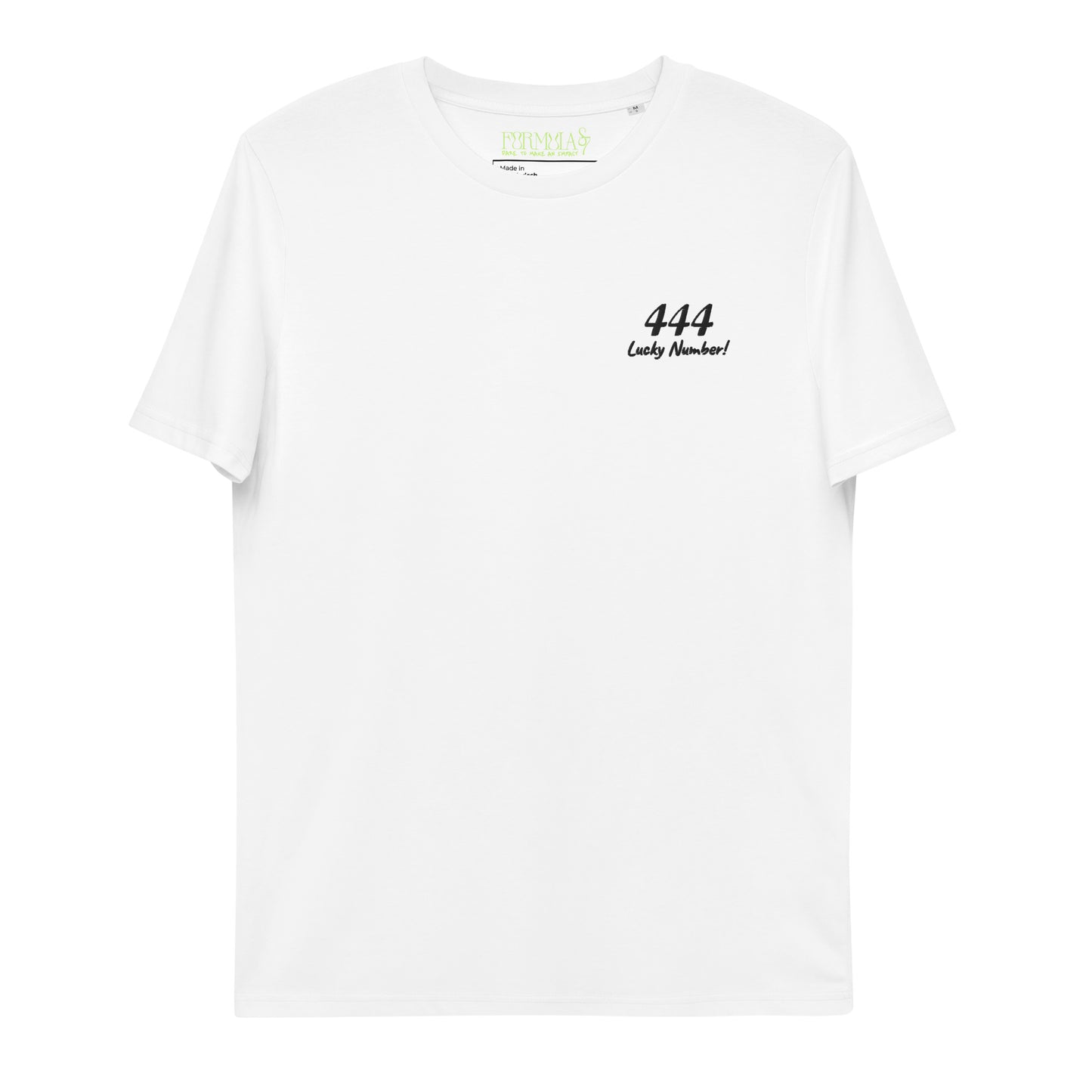 444 Lucky Number Unisex organic cotton spiritual t-shirt