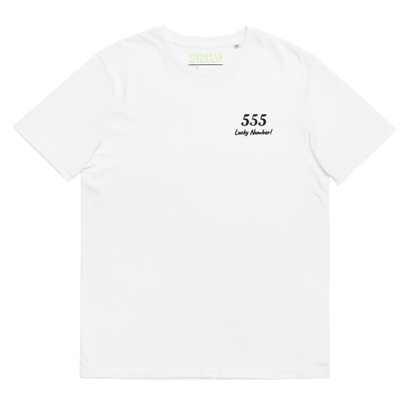 555 Lucky Number Unisex organic cotton spiritual t-shirt