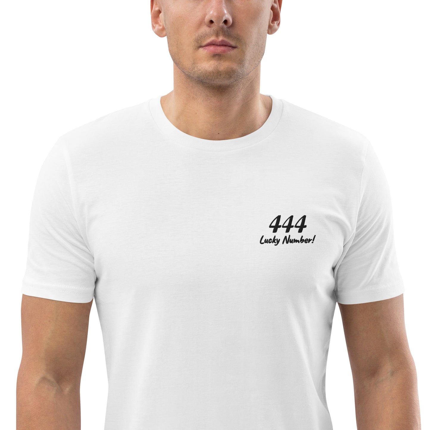 444 Lucky Number Unisex organic cotton spiritual t-shirt