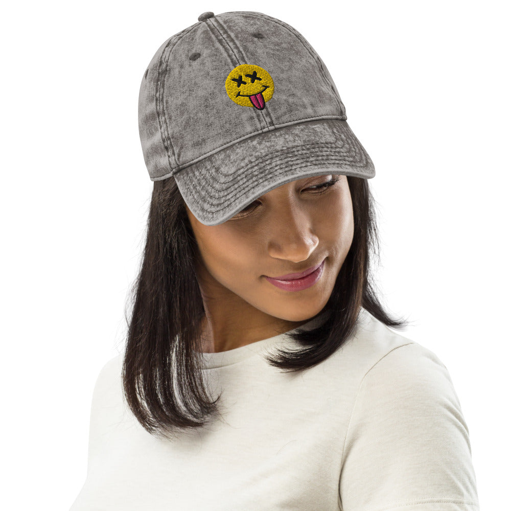 Silly Mood Vintage Cotton Twill Dad Hat