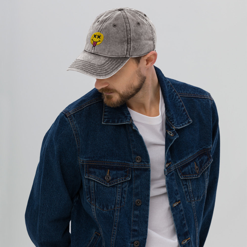 Silly Mood Vintage Cotton Twill Dad Hat