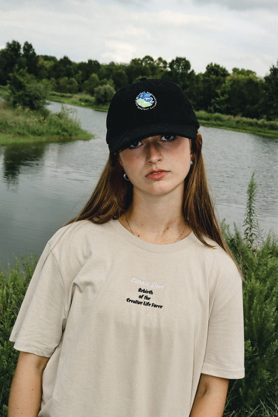 In Perfect Balance 222 Angel Number Organic Cotton dad hat