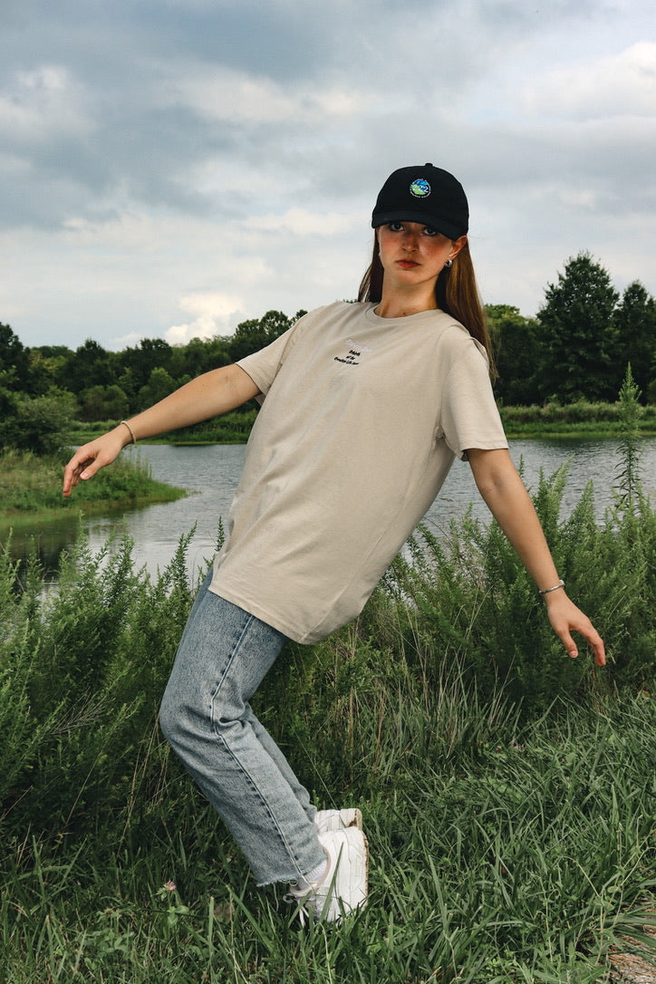 In Perfect Balance 222 Angel Number Organic Cotton dad hat