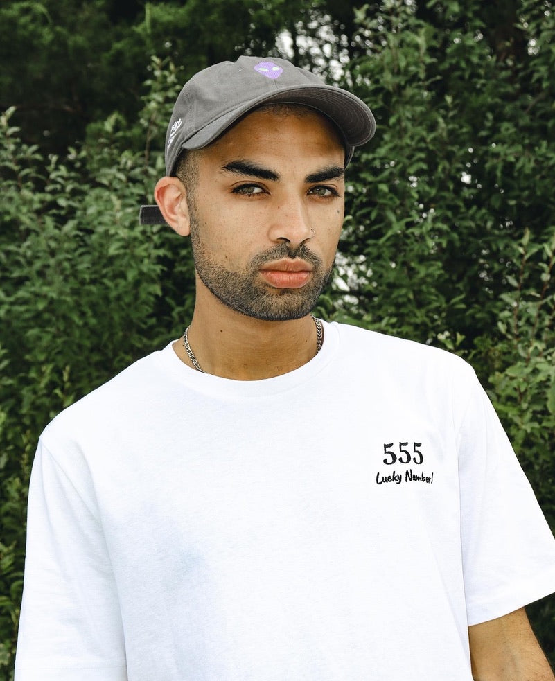 Purple Alien I thought you looked familiar Organic Cotton Dad Hat