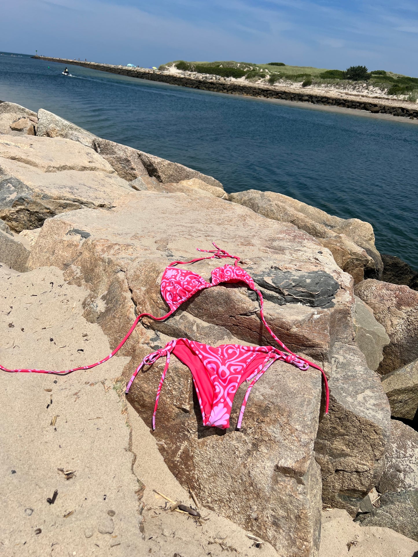 Sunkissed Whimsy Recycled Red String Bikini
