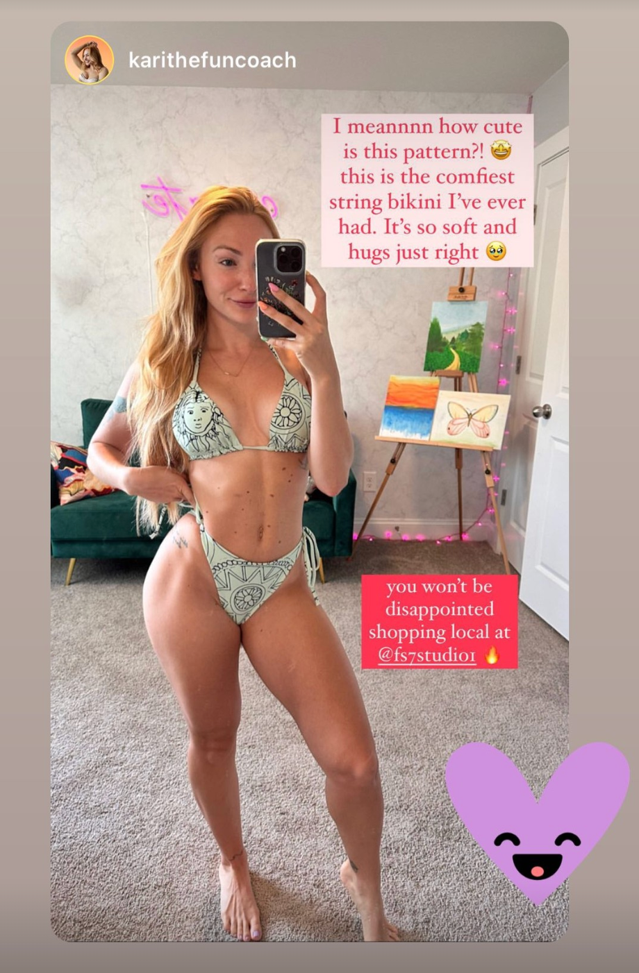 Medusa's Sea Medallion recycled mint green string bikini