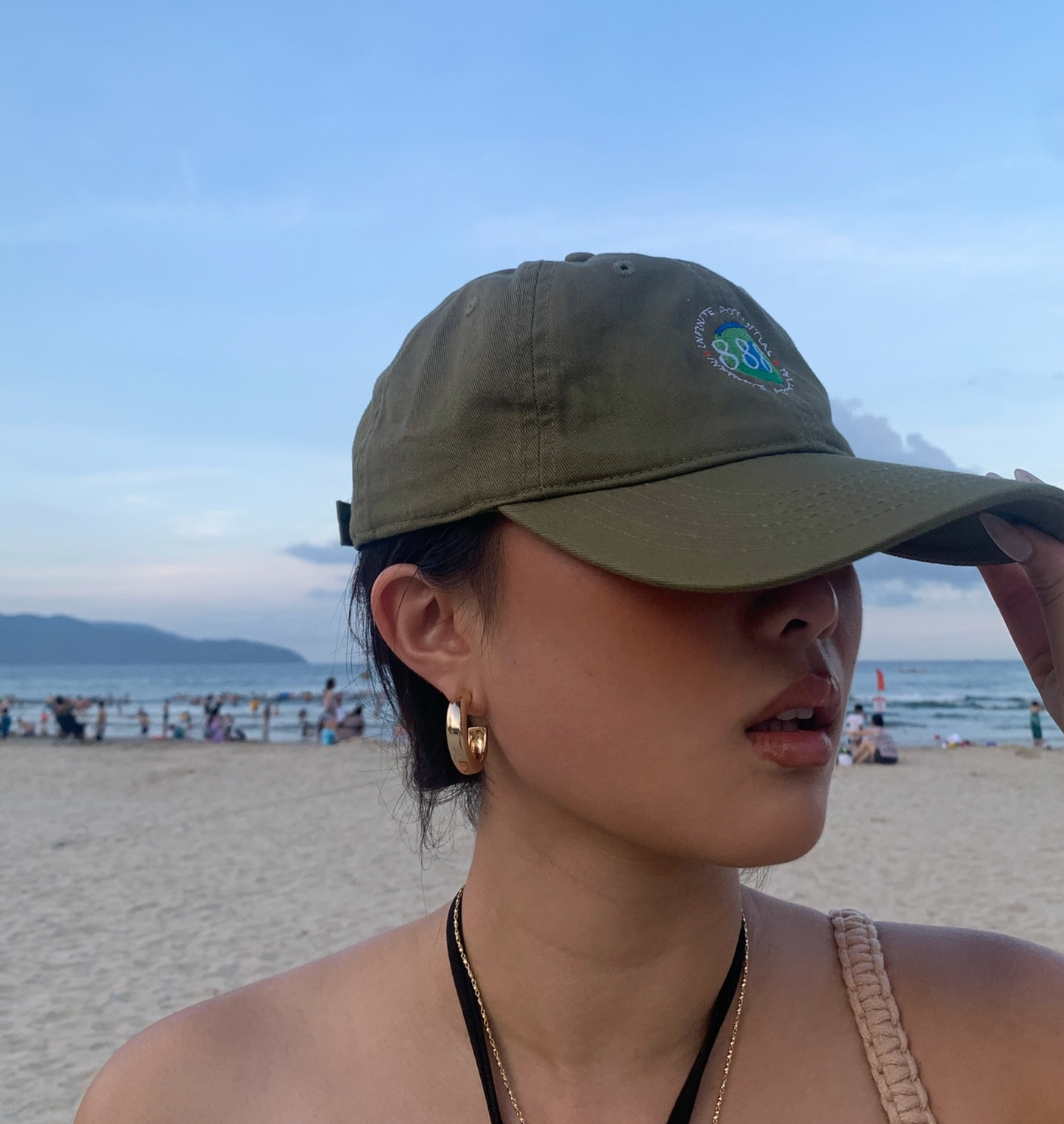 Infinite Potential 888 Angel Number Organic Cotton dad hat