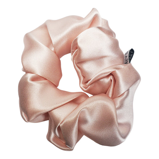 Champagne Silk Charmeuse Scrunchie