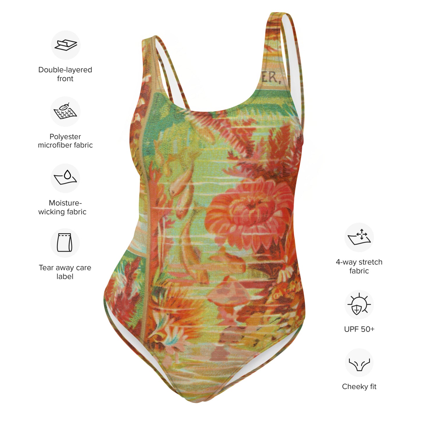 Sea Flower One-Piece Swimsuit