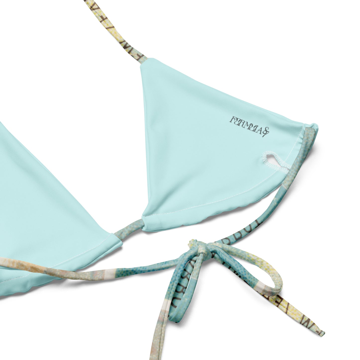 The Tropics Print Recycled String Bikini