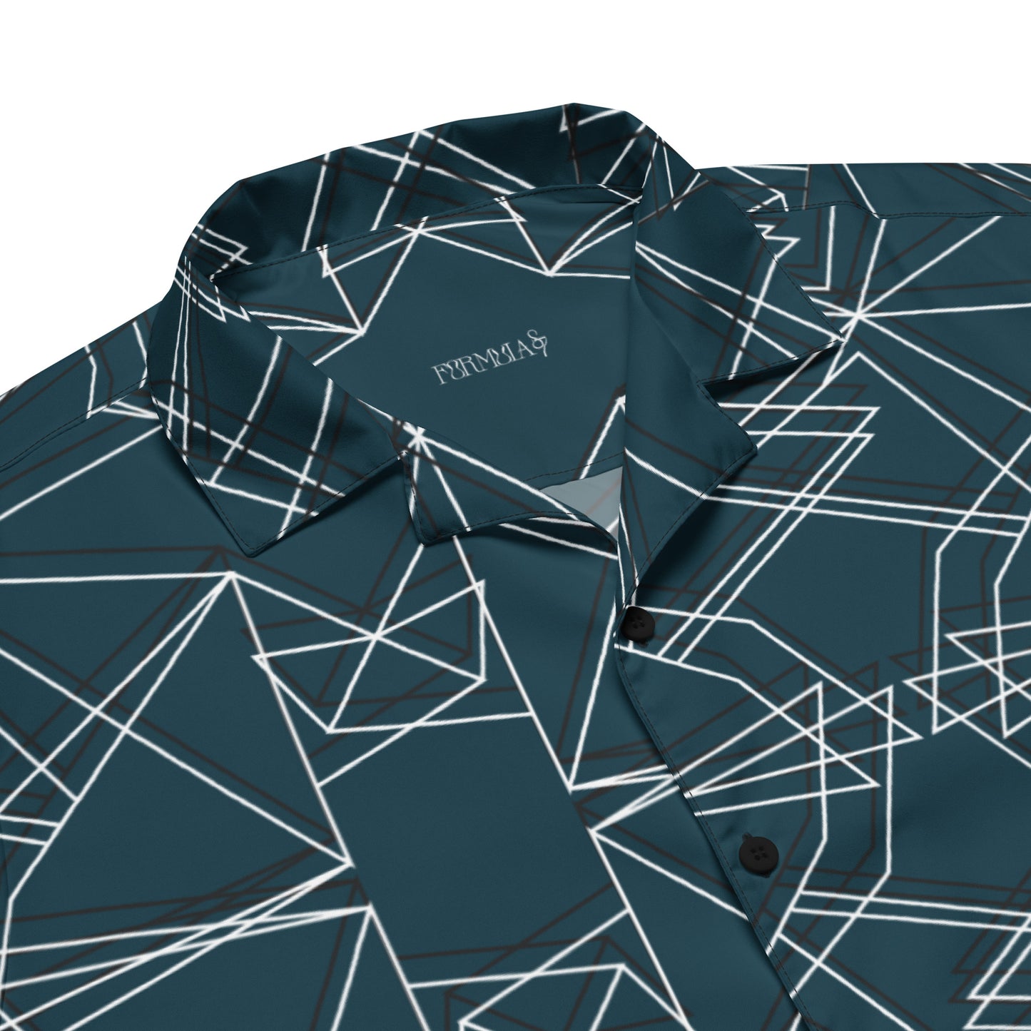 Origami Bird Geometric Unisex Button-Down Shirt