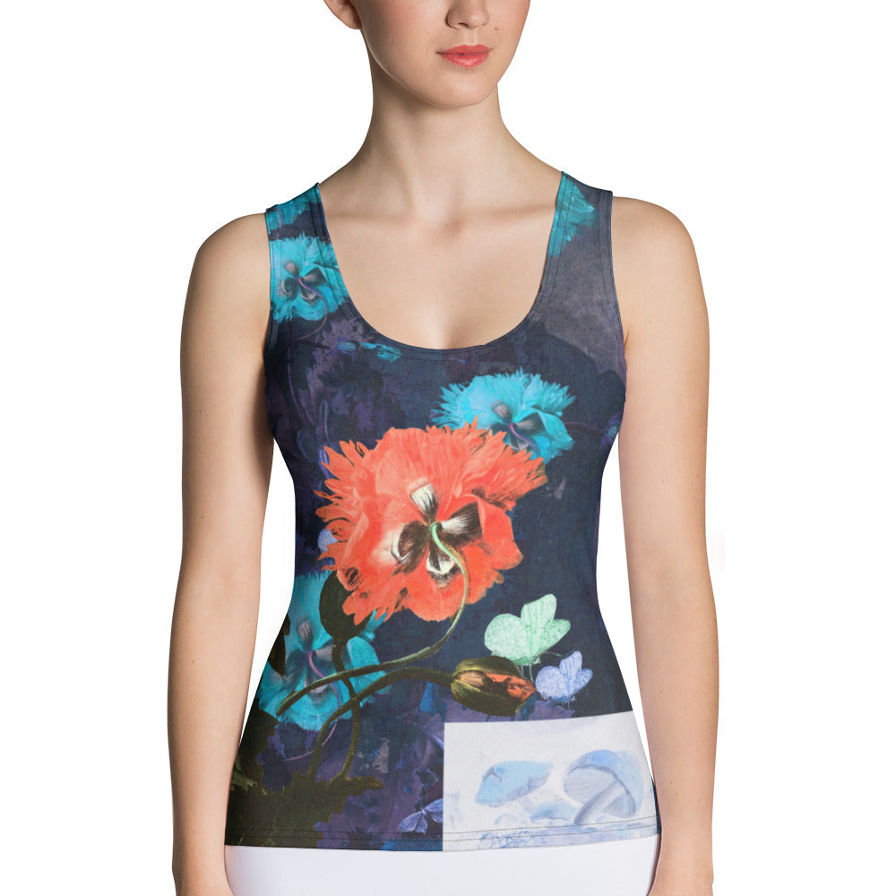 Exquisite Floral Tank Top