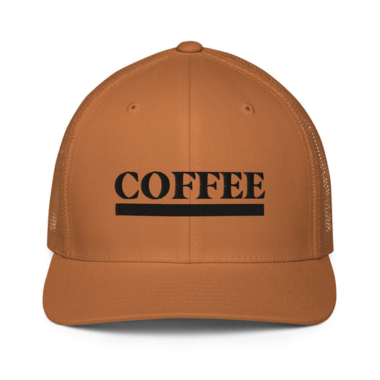 Coffee Closed-back Funny Trucker Cap