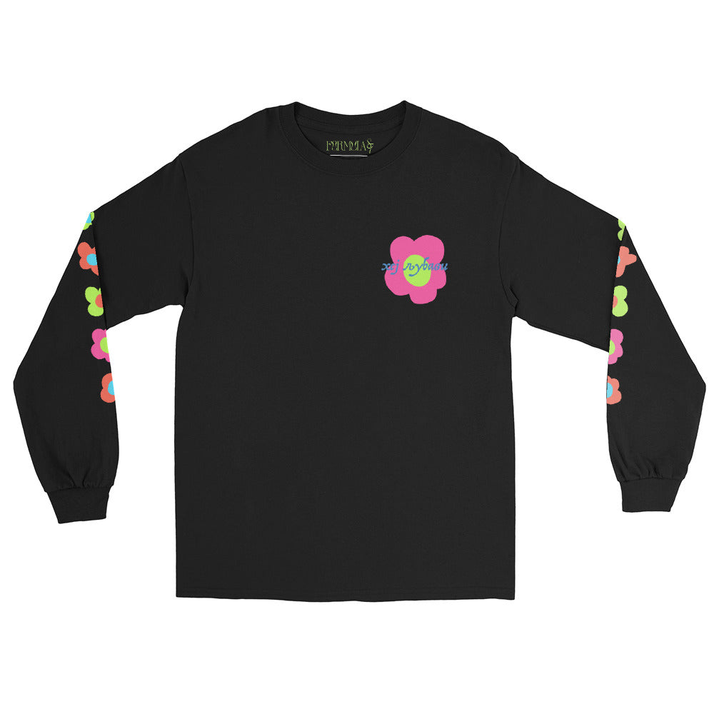 Hey Love Floral Unisex Long Sleeve Shirt