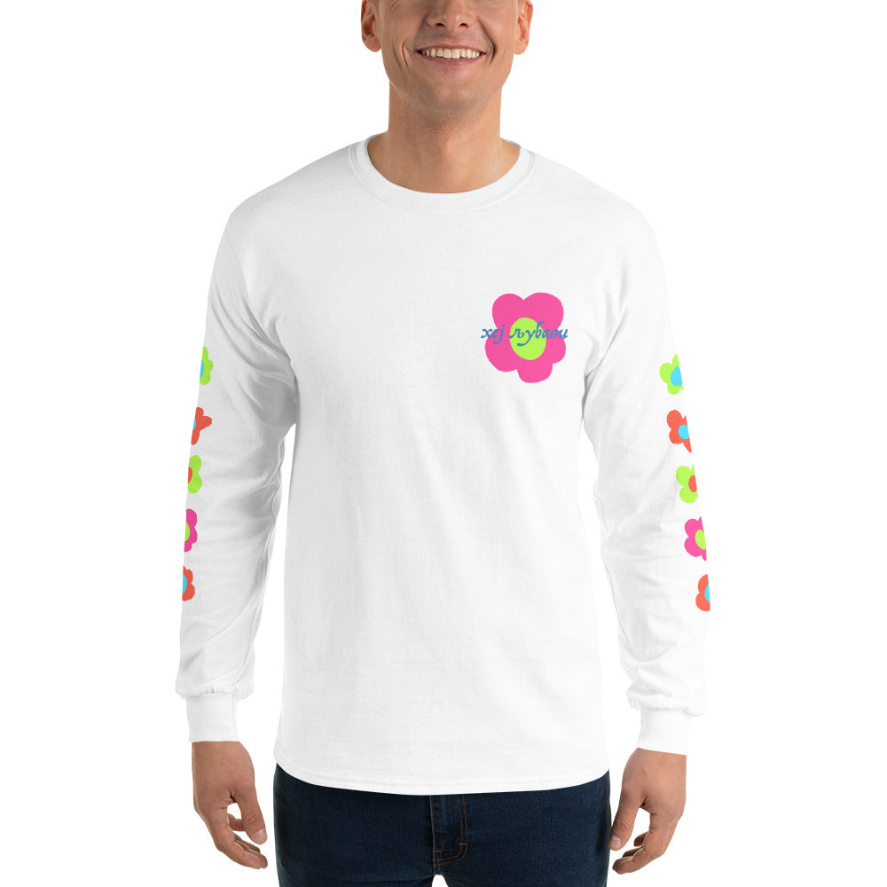 Hey Love Floral Unisex Long Sleeve Shirt