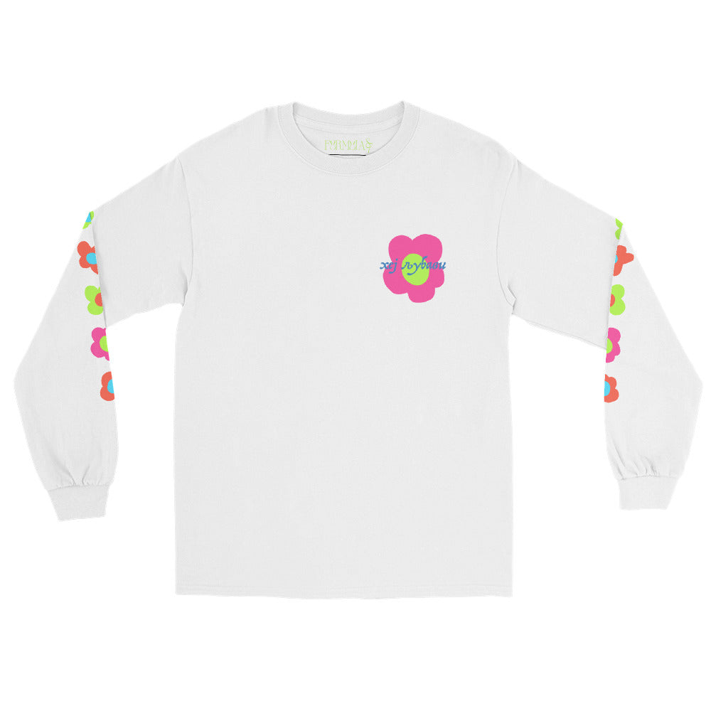 Hey Love Floral Unisex Long Sleeve Shirt