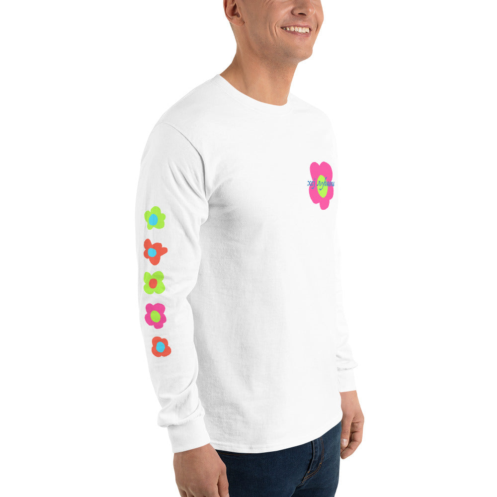 Hey Love Floral Unisex Long Sleeve Shirt