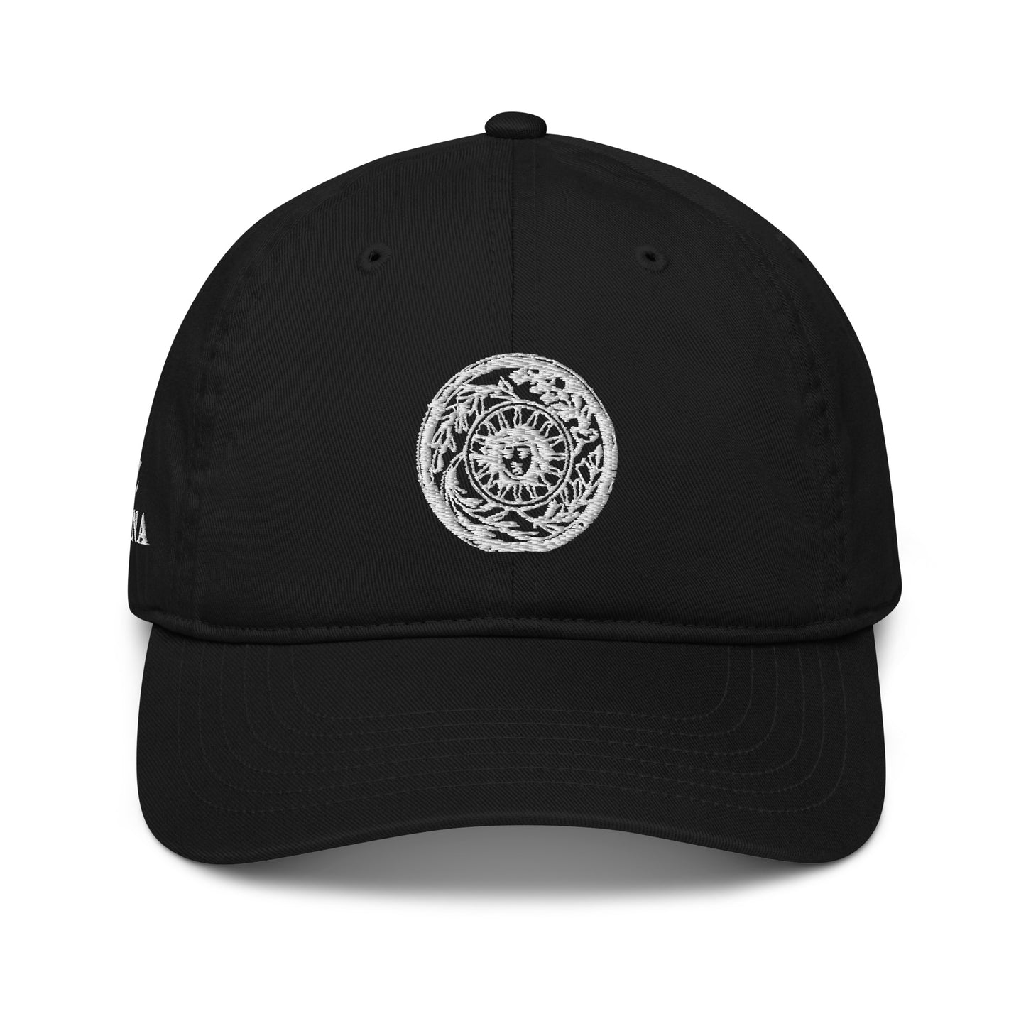 Medusa Sun Medallion Visual Phenomena Organic Cotton dad hat
