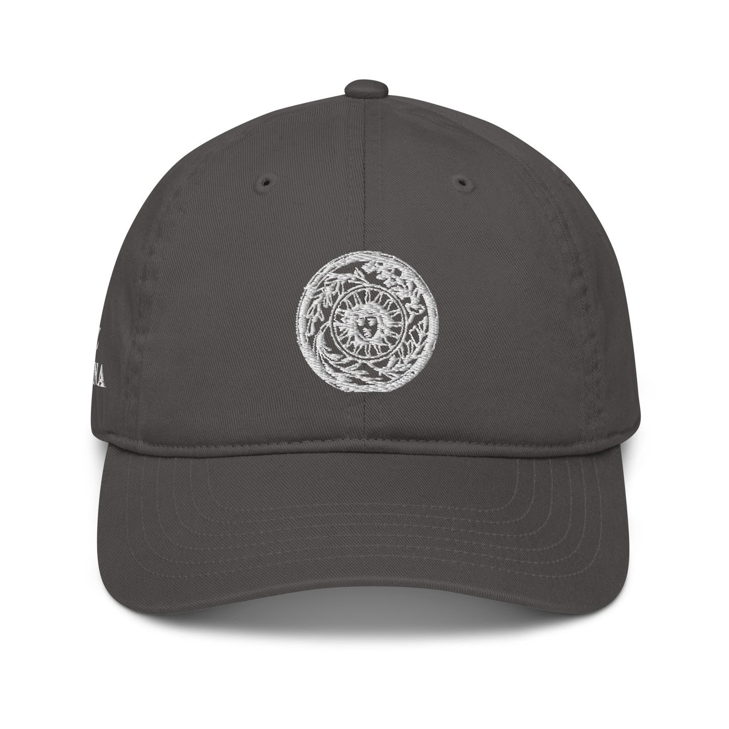 Medusa Sun Medallion Visual Phenomena Organic Cotton dad hat