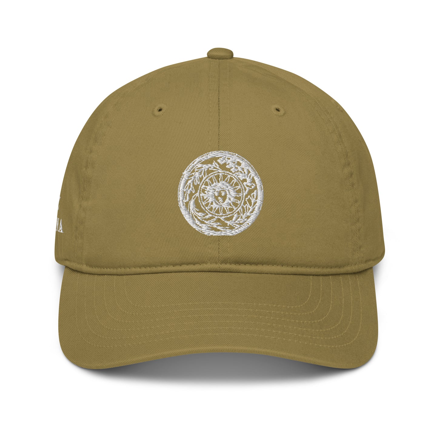 Medusa Sun Medallion Visual Phenomena Organic Cotton dad hat