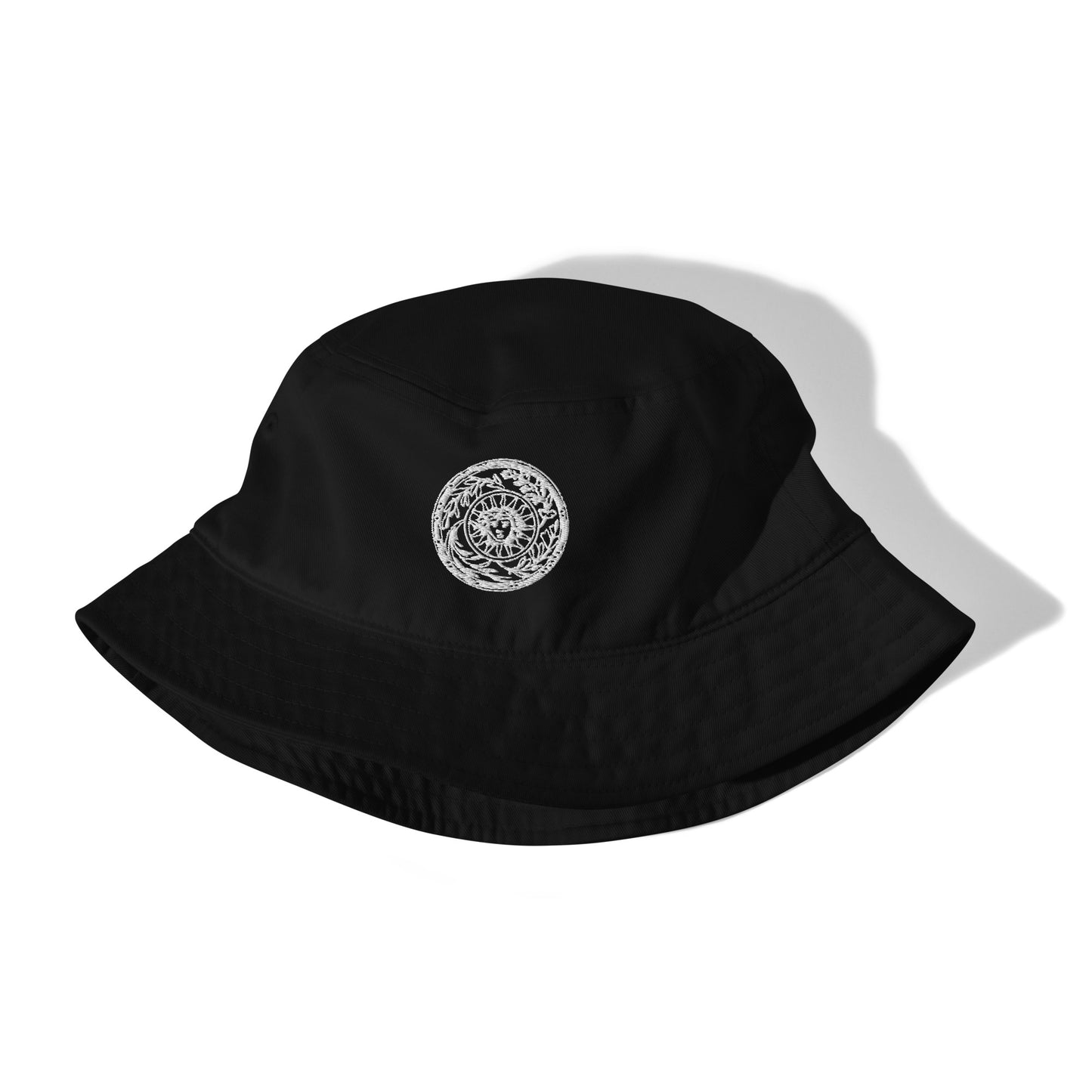 Medusa Sun Medallion Organic Cotton bucket hat