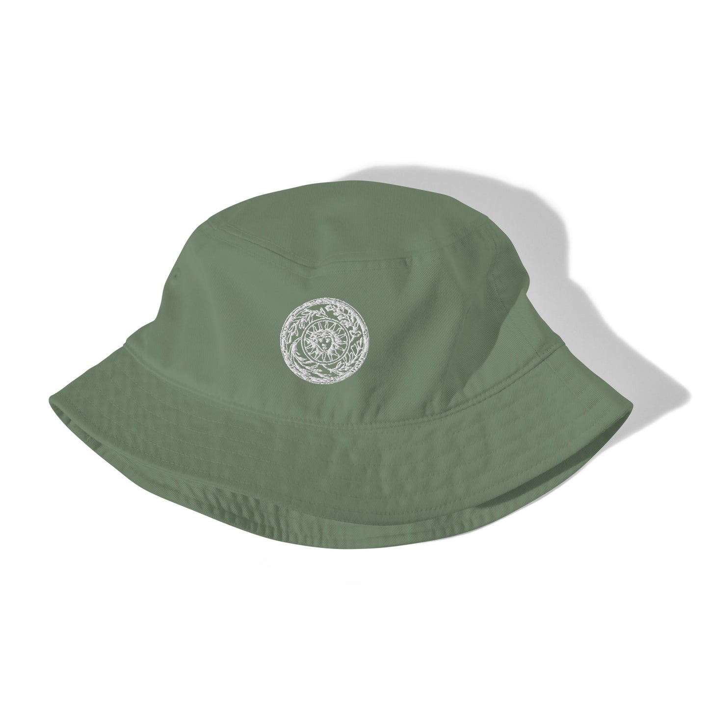 Medusa Sun Medallion Organic Cotton bucket hat