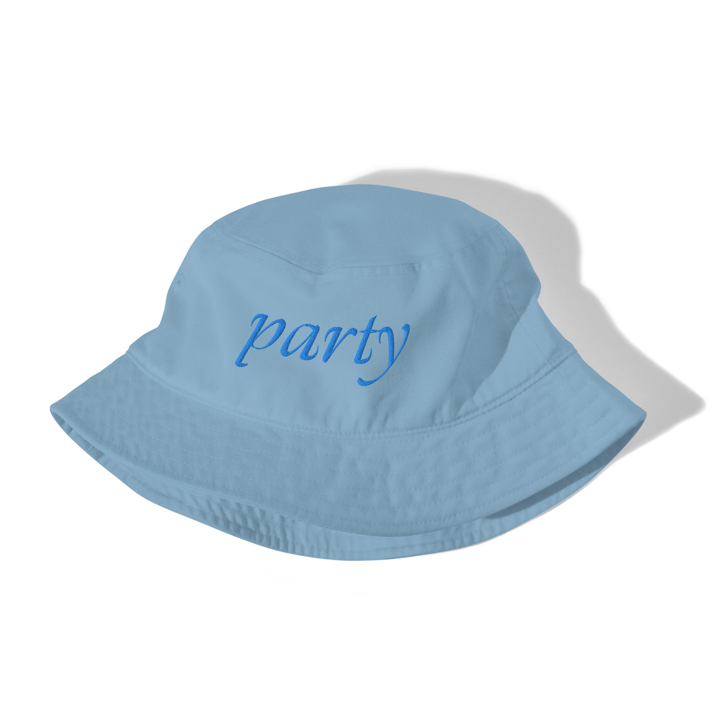 Party Organic Cotton Bucket Hat (Blue Edition)