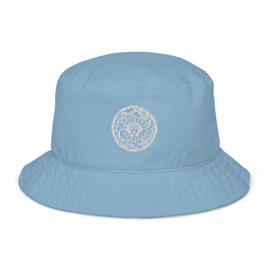 Medusa Sun Medallion Organic Cotton bucket hat