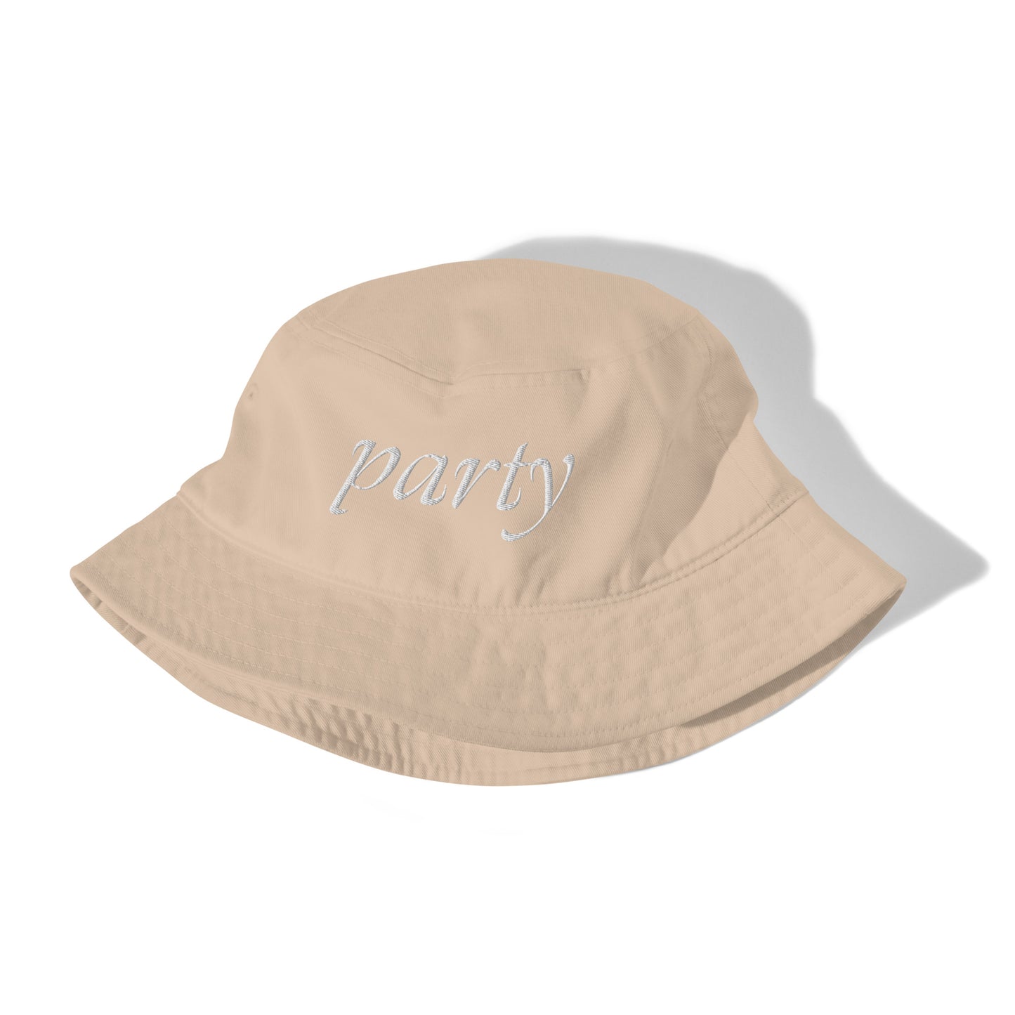 Party Organic Cotton Bucket Hat (White Edition)